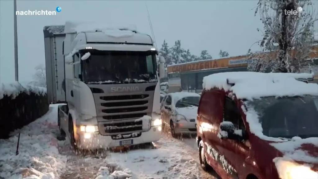 Das Tessin versinkt im Schnee