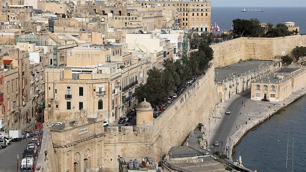 Kleinste Hauptstadt in der EU: Valletta auf Malta - dieses Jahr ausserdem Europäische Kulturhauptstadt.