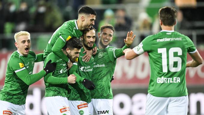 Der FC St.Gallen gewinnt gegen Servette mit 5:1