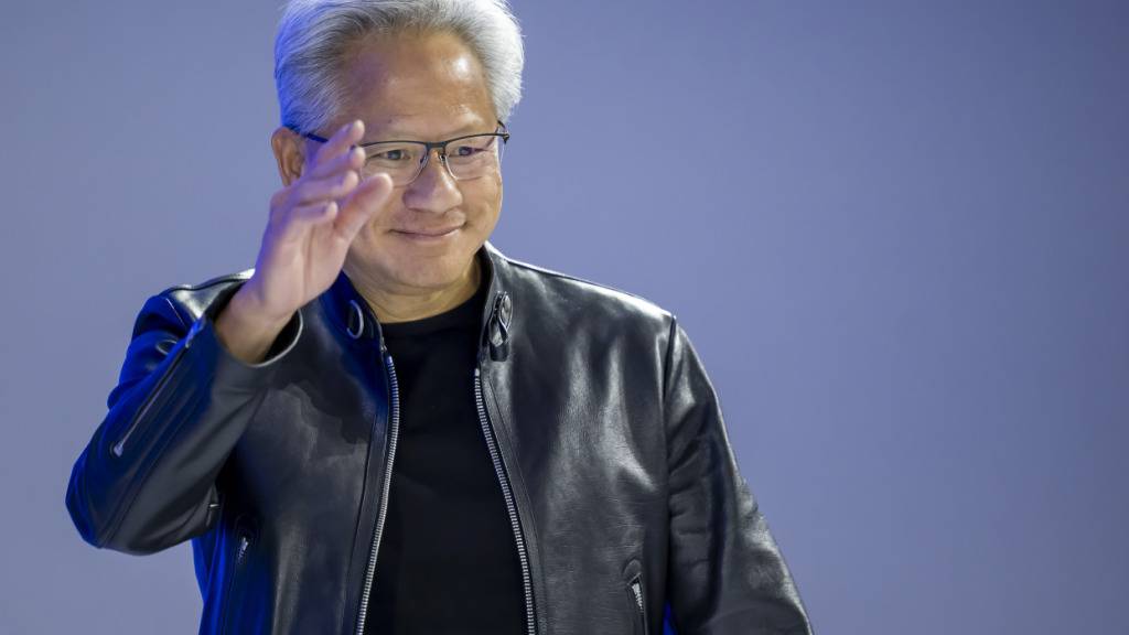 Für den Chef und Gründer von Nvidia, Jensen Huang, verlief das Geschäft mit Chips vergangenes Quartal erfreulich. (Archivbild)