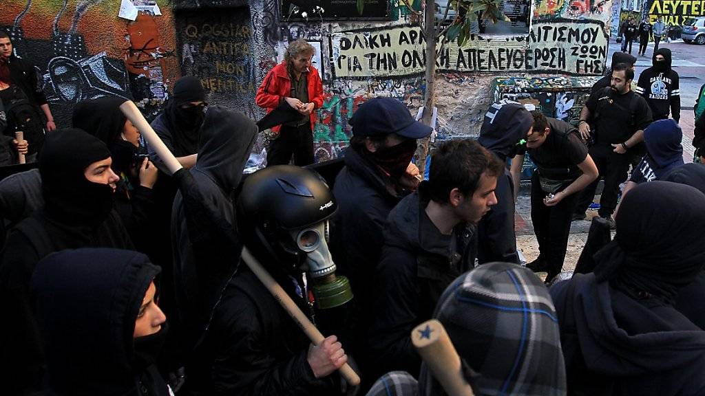 Immer wieder kommt es im Athener Stadtteil Exarchia zu Ausschreitungen von Linksextremisten. (Archiv)