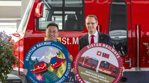 Rhätische Bahn schliesst Abkommen mit taiwanischer Bahn