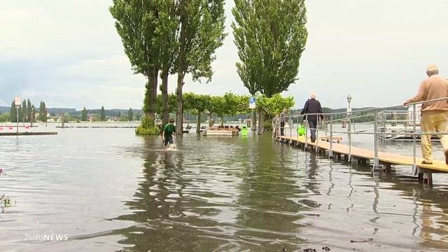 Hochwasser am Bodensee