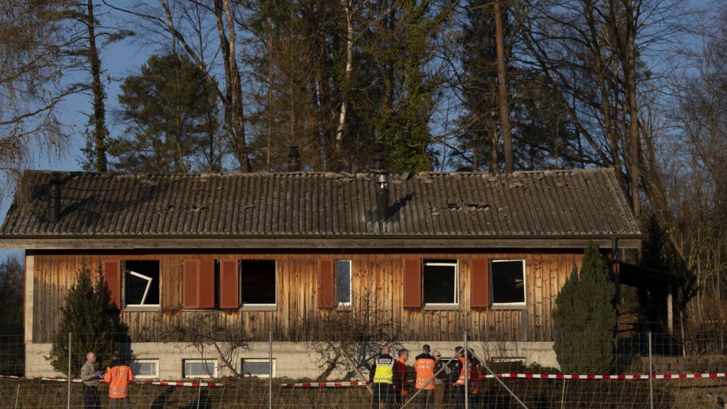 Ende Februar kam es in der Versuchs- und Schulungsanlage Tätsch zu einer Detonation. Die Gebäudeversicherung übernimmt entstandene Gebäudeschäden. (Archivbild)