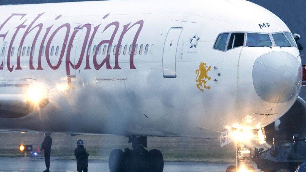 An Bord der nach Genf umgeleiteten Maschine der Ethiopian Airlines befanden sich mehr als 200 Personen. (Archivbild).