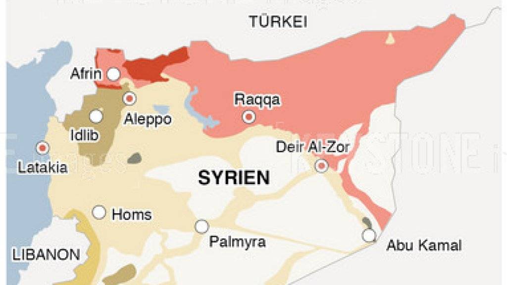 Die Türkei bombardiert nach Angaben der syrischen Regierung die Region Afrin im Norden Syriens.