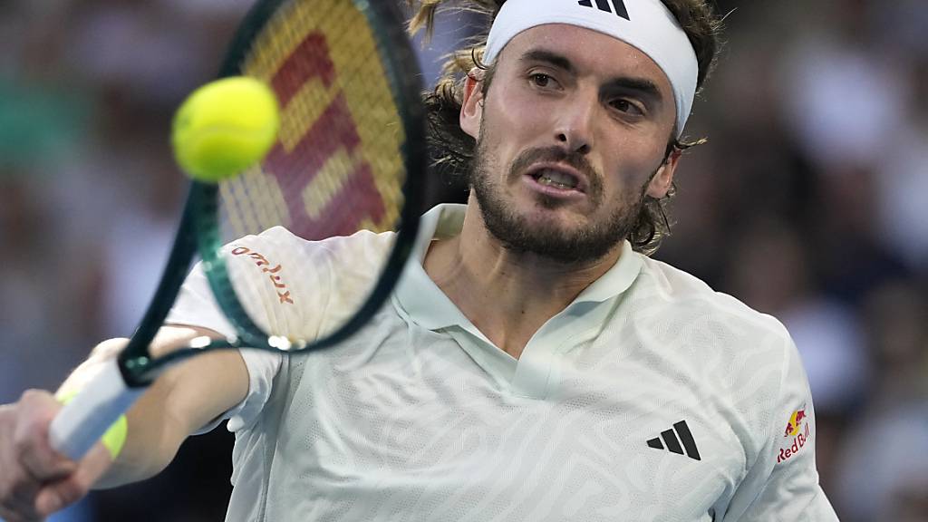 Stefanos Tsitsipas mit seiner einhändigen Rückhand