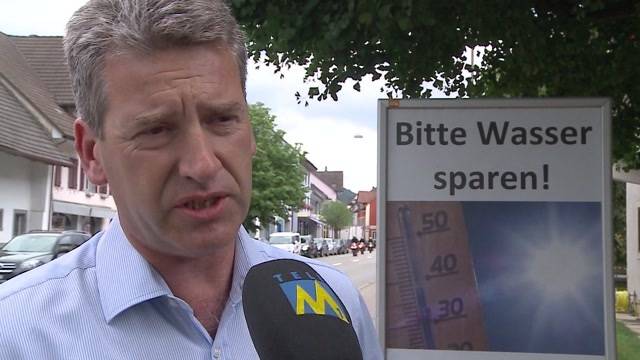 Gemeinden rufen zum Wassersparen auf