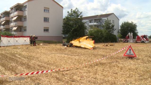 Flugzeug bei Bern-Belp abgestürzt