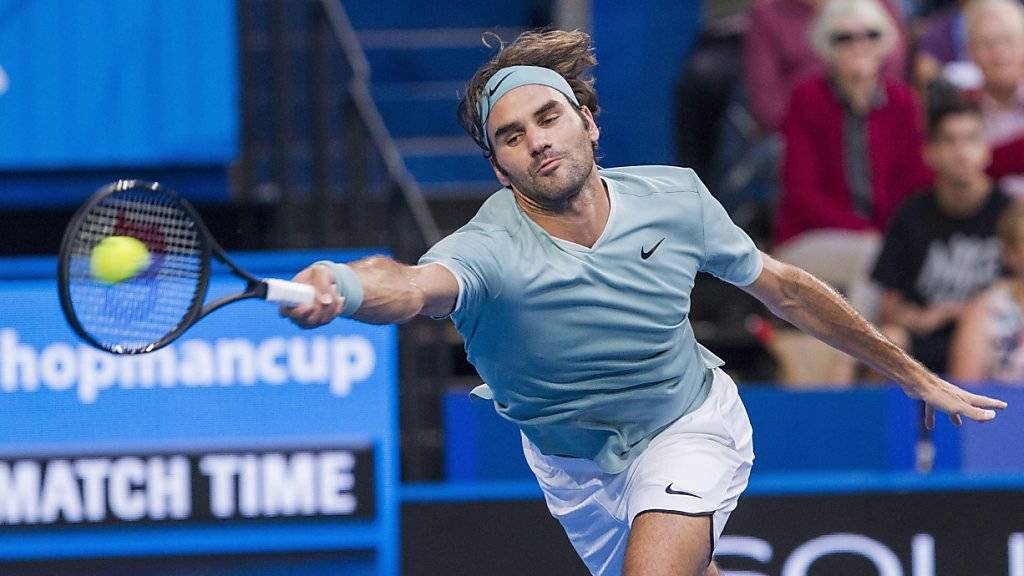 Roger Federer musste sich vom Hopman Cup in Perth verabschieden