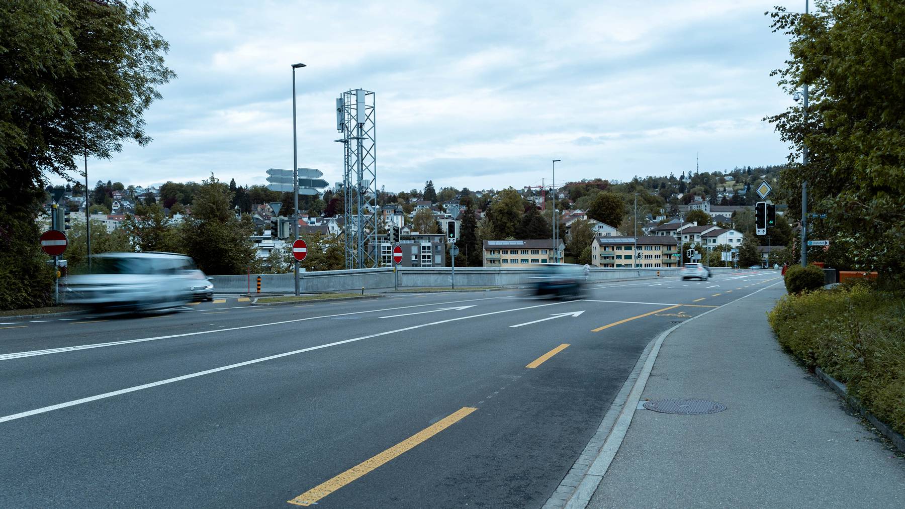 Das Rotlicht auf der Splügenstrasse wurde zu oft missachtet.