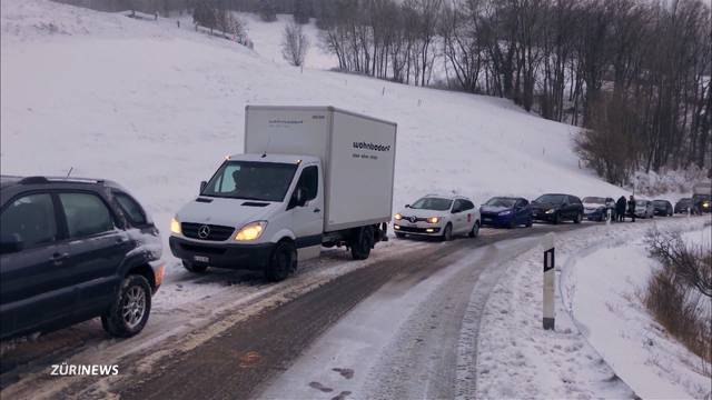 Erneut Unfälle wegen Schnee