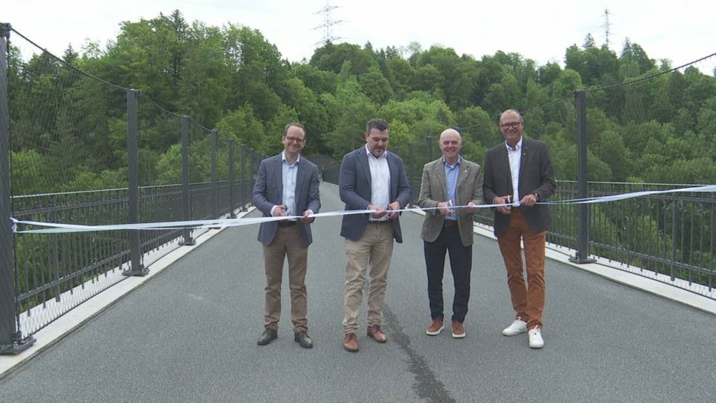 Sanierung der alten Lorzentobelbrücke beendet