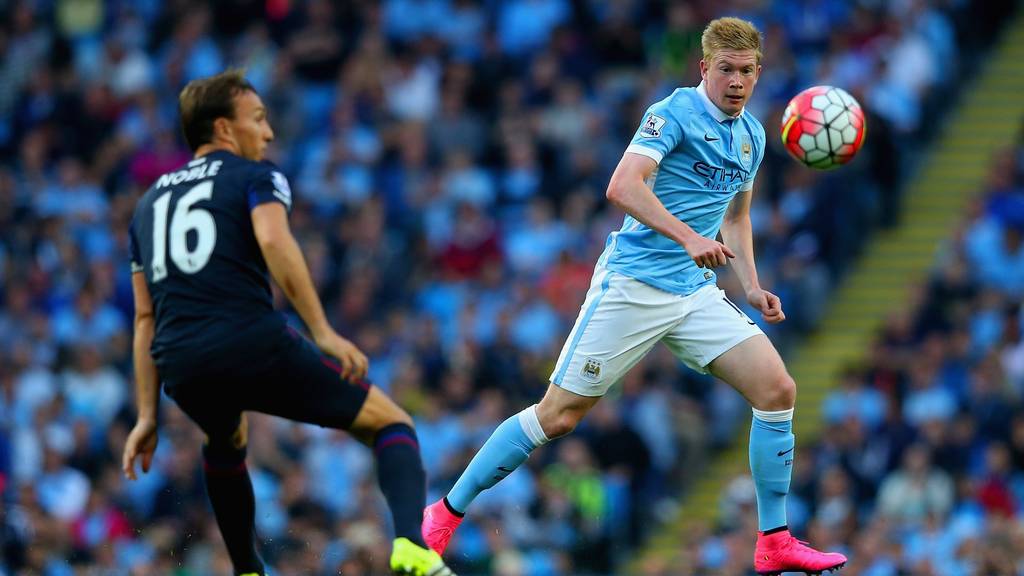 Der belgische Mittelfeldspieler Kevin de Bruyne: von Wolfsburg zu Manchester City. © Alex Livesey/Getty Images