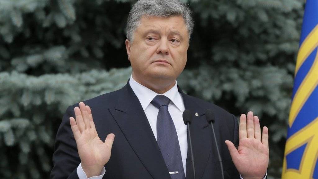 Die Separatisten stehen lange vor den Toren Mariupols: Dessen Bewohner geben Präsident Poroschenko dafür die Schuld und strafen ihn an der Urne ab (Archiv).