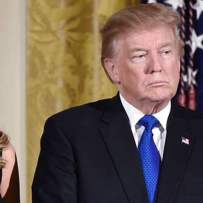 Präsident Trump und First Lady Melania haben Corona