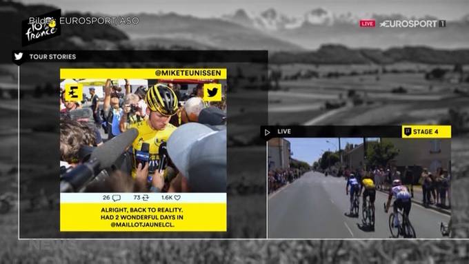 Eiger, Mönch und Jungfrau an der Tour de France