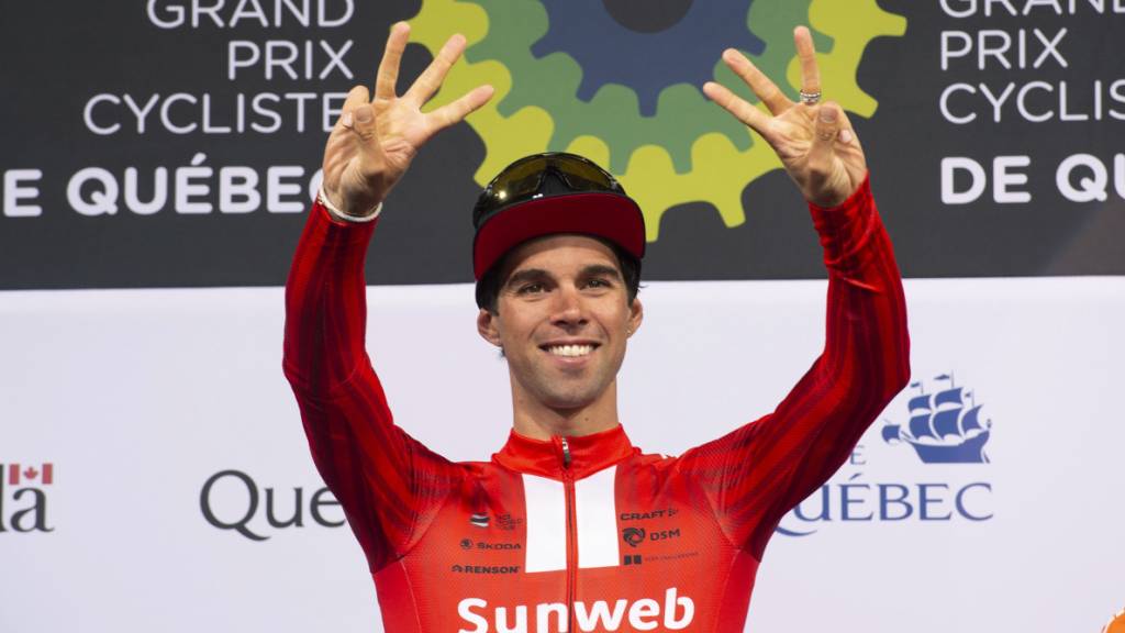 Michael Matthews jubelte in Plouay über seinen ersten World-Tour-Sieg seit September 2019 in Québec City