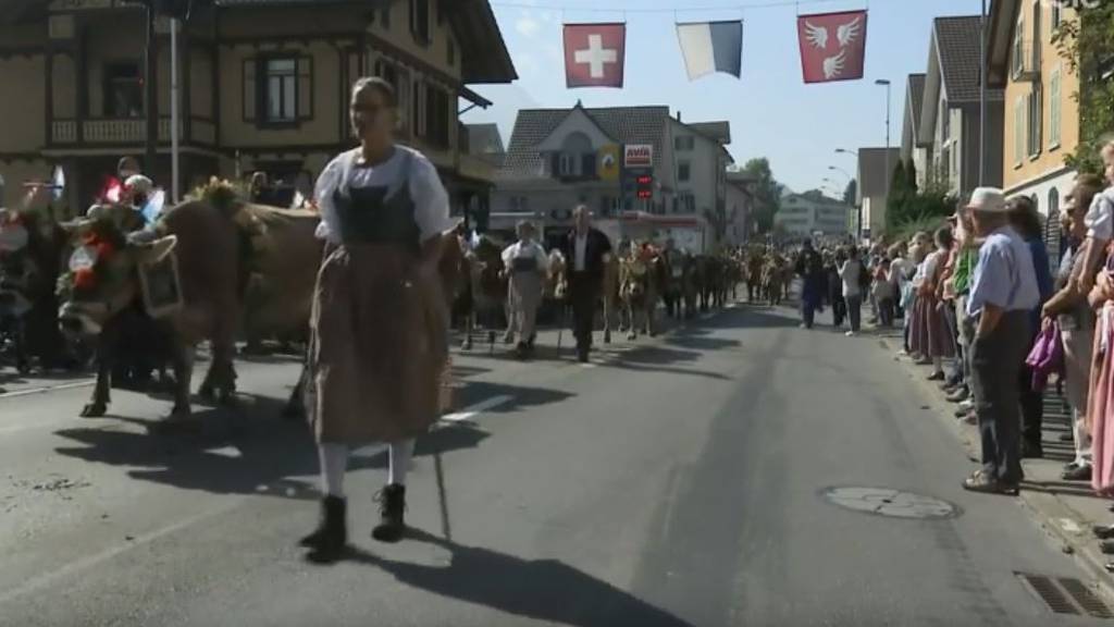 Traditionelle Alpabfahrt im Entlebuch