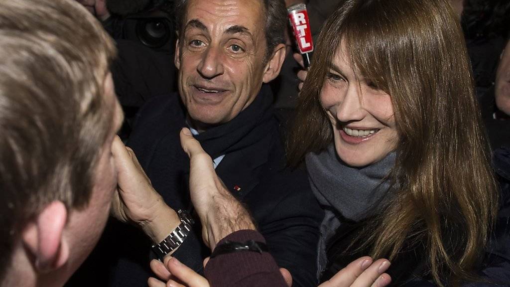 Carla Bruni, Ehefrau von Frankreichs ex-Präsident Nicolas Sarkozy, wird für einen Tag zur Börsianierin. (Archivbild)