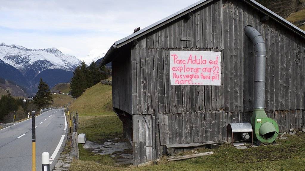 Für die Nationalparkgründung «Parc Adula» sprachen sich am Sonntag im Tessin und Graubünden nicht die notwendigen 13 Gemeinden aus. (Bild aus der Gemeinde Medels Lucmagn)