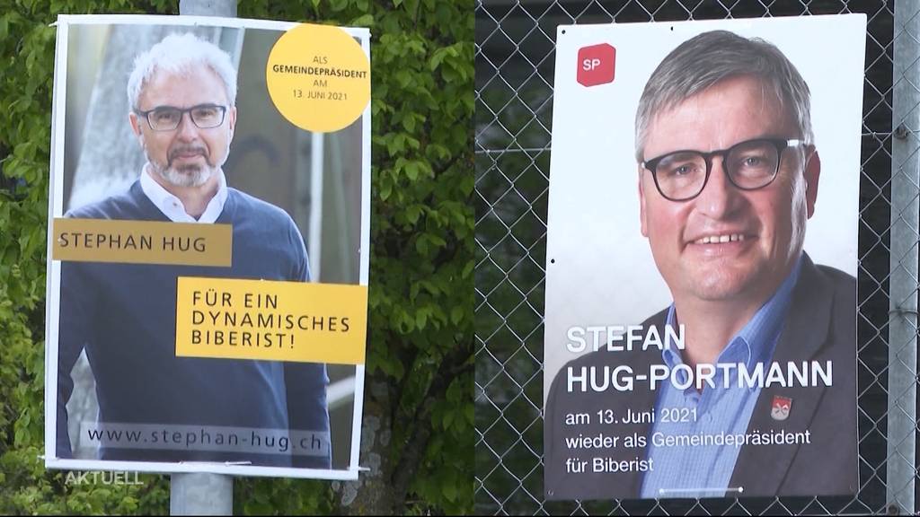 Stefan Hug trifft auf Stephan Hug: Kampf ums Gemeindepräsidium in Biberist