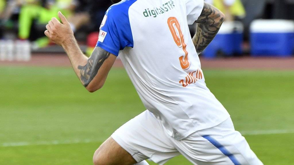 Brachte die Grasshoppers mit dem 1:0 gegen Lugano auf Kurs: Marco Djuricin