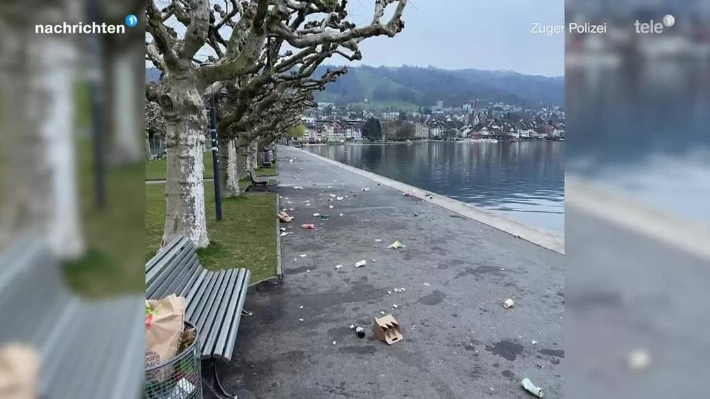 Kampagne für weniger Abfall in Zug