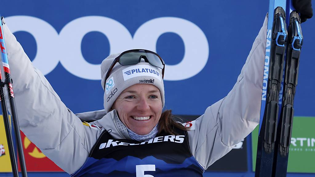 Fünfter Weltcupsieg, mit der Startnummer 5: Nadine Fähndrich
