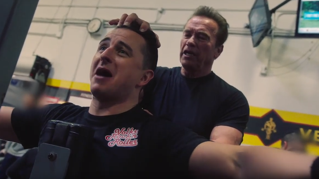 Gabalier und Schwarzenegger singen zusammen