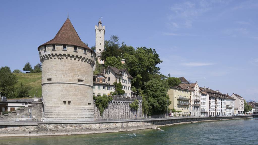 Auch die Reuss in Luzern knackte den Wärmerekord