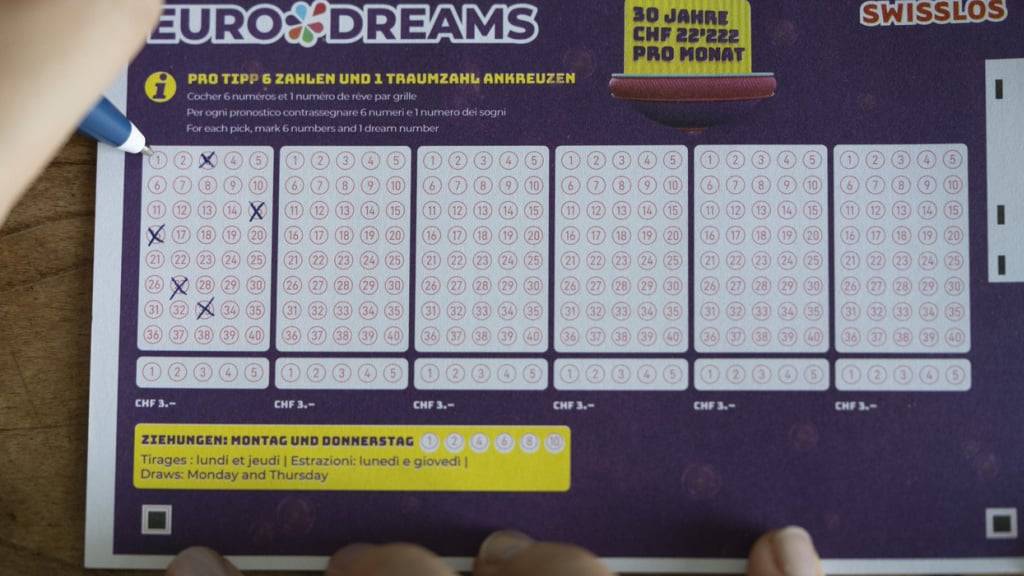 Zwei Personen in Belgien und Frankreich gewannen bei Eurodreams 2222 Franken im Monat für fünf Jahre. (Symbolbild)