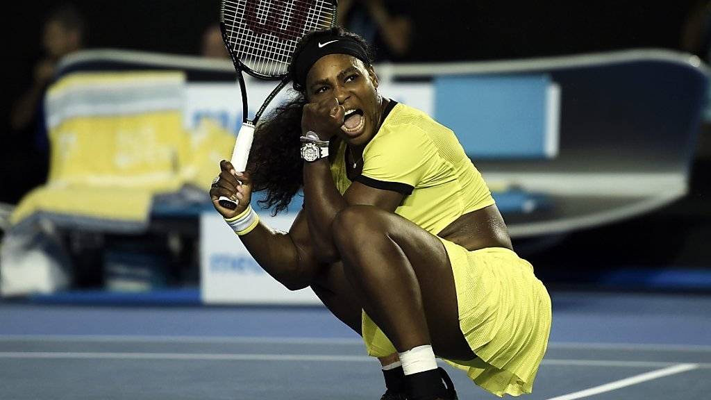 Eine Klasse für sich: Serena Williams gibt nach fünf Games gegen Scharapowa gegen Radwanska im Halbfinal bloss vier Games ab.