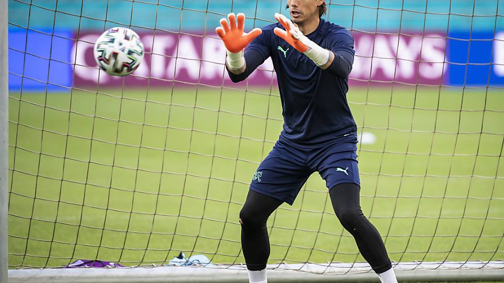 Fokus auf Ball und Spiel: Nach kurzem Vaterschaftsurlaub steht Yann Sommer auch gegen die Türkei im Schweizer Tor
