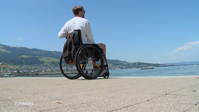 Paraplegiker kämpft für Behindertenlift in Badi Lachen