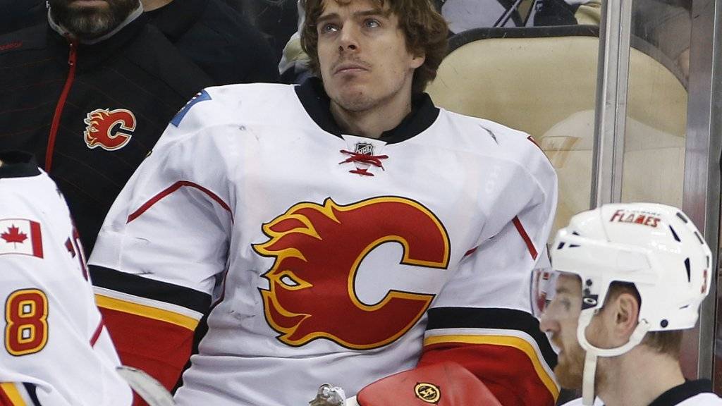 Jonas Hiller (34) war bei den Calgary Flames zuletzt meist nur noch Ersatz oder überzählig