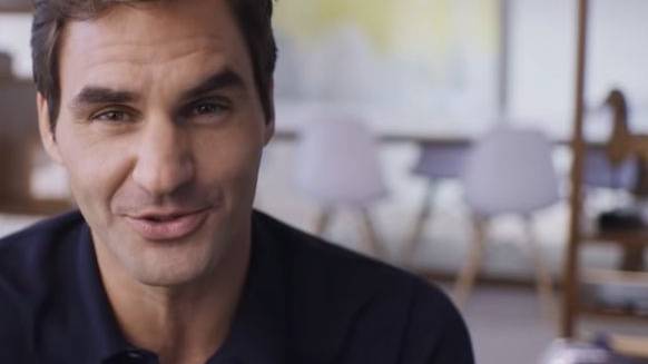 «First on 5G»: Der Federer-Spot sorgte für Diskussionen in der Arena.