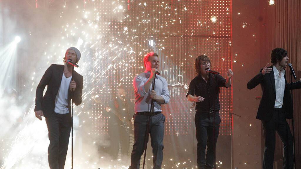 Eine neue Dokumentation auf der Streamingplattform Netflix bietet einen Blick hinter die Kulissen der britischen Boyband Take That. (Archivbild)