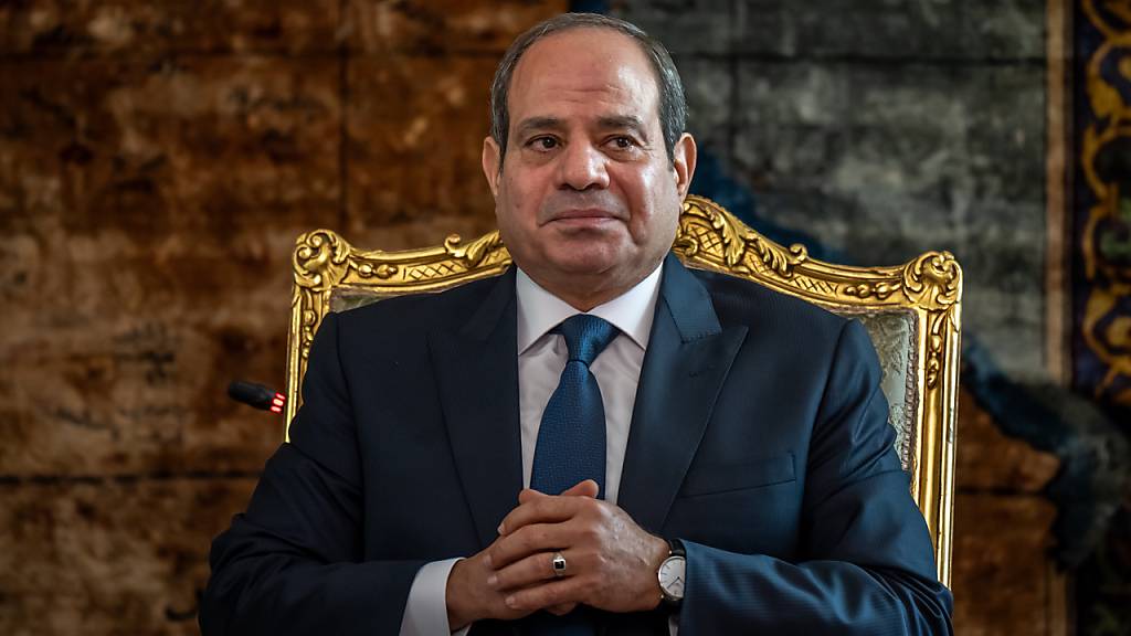 Der ägyptische Staatschef Abdel Fattah al-Sisi äußerte sich nach einem Drohnenangriff das nordafrikanische Land. Foto: Michael Kappeler/dpa Pool/dpa