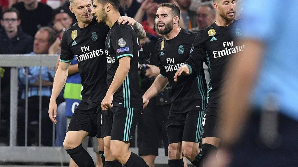 Titelverteidiger Real Madrid ist nach dem 2:1-Sieg in München in der Champions League erneut auf Finalkurs