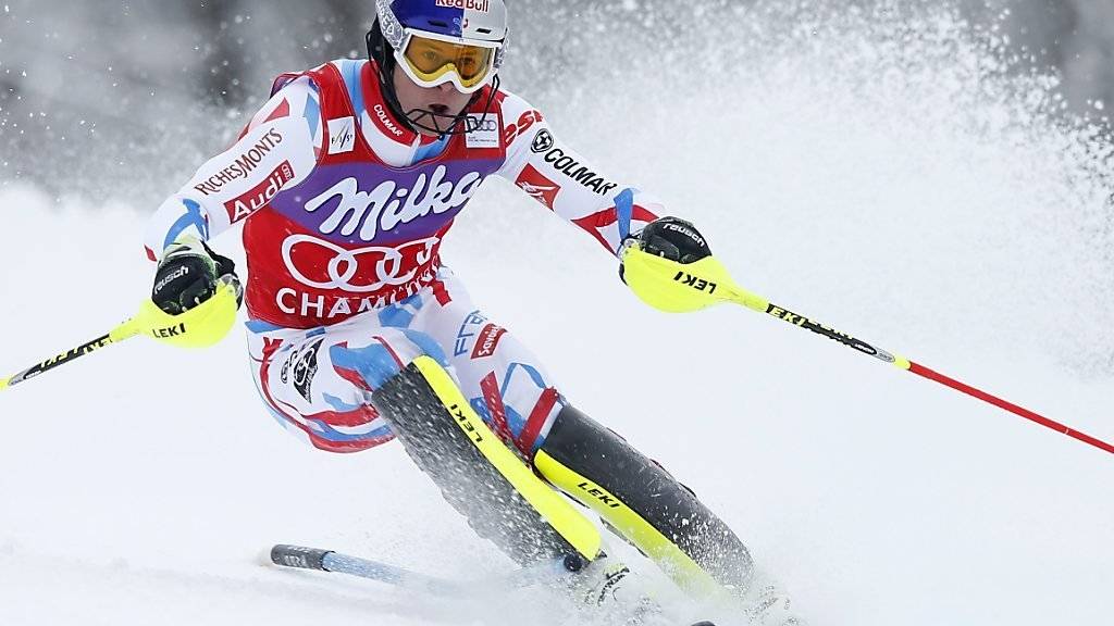 Der Franzose Alexis Pinturault verteidigte in der Abfahrt seinen Vorsprung aus dem Slalom