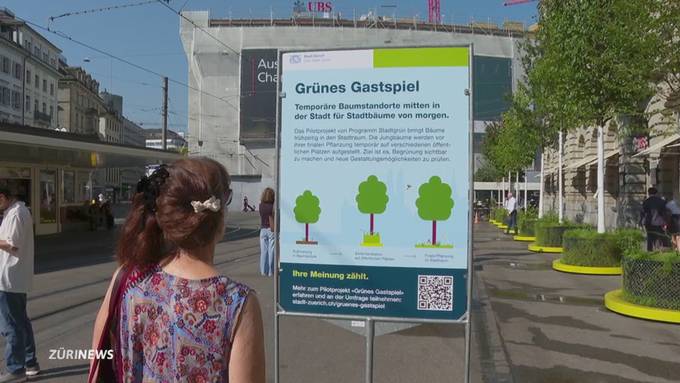 Stadt Zürich begrünt den Paradeplatz