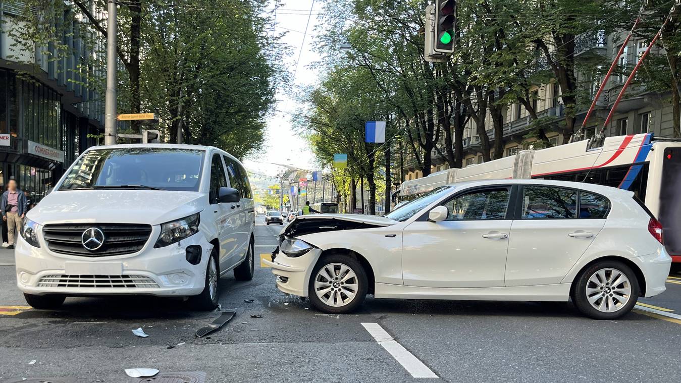 Unfall Stadt Luzern