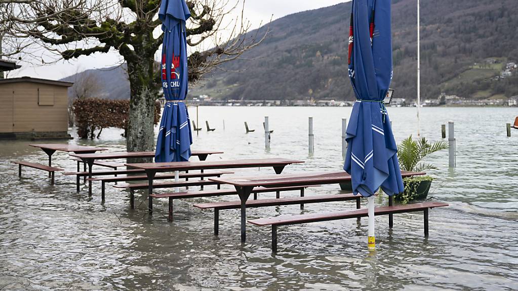 Am Bielersee wurde letztes Jahr ein neuer Rekord-Wasserpegel für den Monat Dezember gemessen.