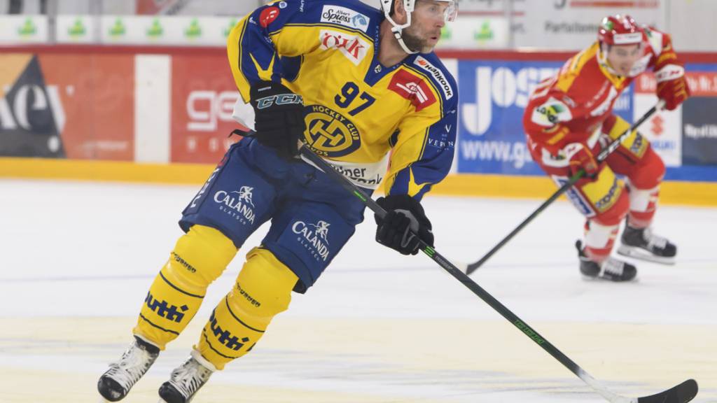 Joe Thornton in einem seiner letzten Spiel für den HC Davos (November 2020)