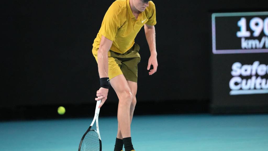 Jannik Sinner kommt am Australian Open an seine körperlichen Grenzen