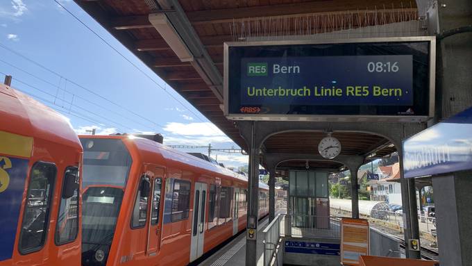 RBS-Störung auf Strecke Bern-Solothurn behoben – Datenpanne war der Grund
