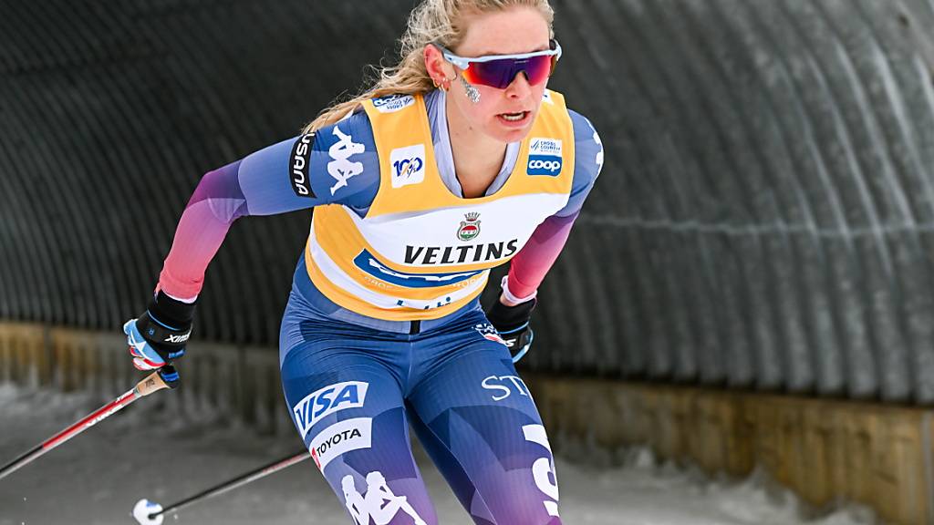 Jessie Diggins war auch in Falun zum Saisonabschluss die Beste
