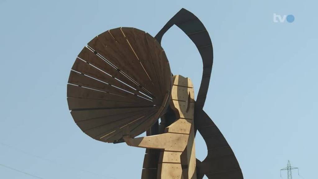 Betruferin als Kreisel-Kunst im Toggenburg