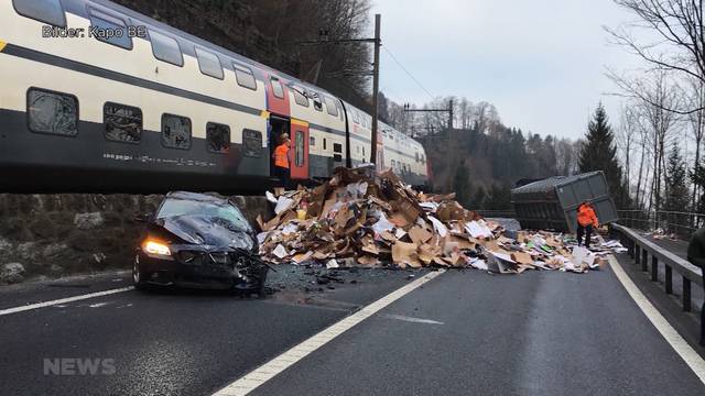 Aussergewöhnlicher Unfall bei Krattigen